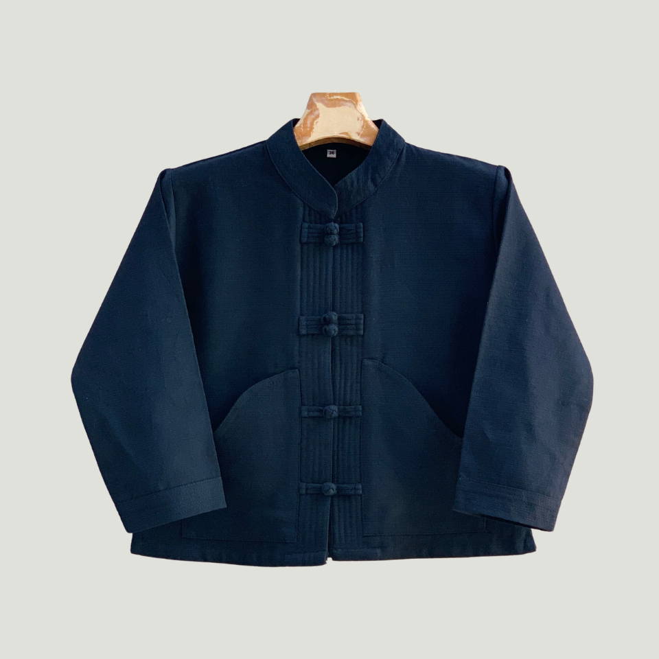 เสื้อคอจีนผู้หญิง ไทเขิน กระดุมจีน ทรงสวย สไตล์ล้านนา ใส่สบาย อก 38-44 นิ้ว