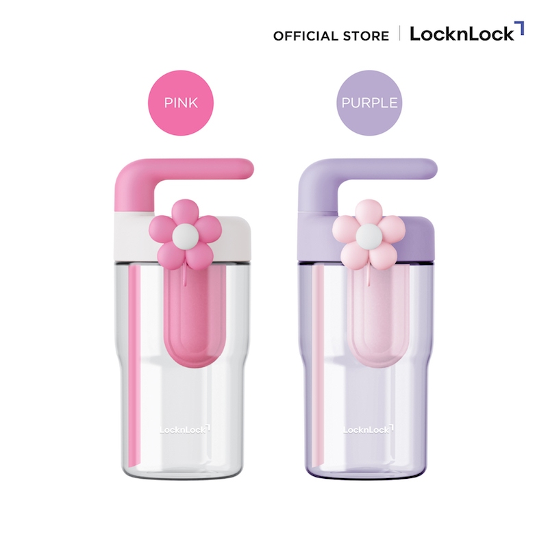 LocknLock แก้วน้ำกรองชาพลาสติก 2 ชั้น Handy Infuser Bottle ความจุ 770ml. รุ่น ABF916