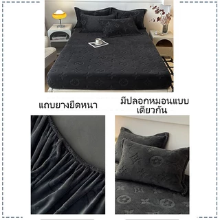 🌈แผ่น, แผ่นนุ่ม ผ้าคลุมเตียงกำมะหยี่นมบวกกำมะหยี่ ผ้าใส่สบาย