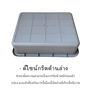 ถาดพลาสติก PP ดีไซน์หนา ถาดอเนกประสงค์ ถาดสี่เหลี่ยมผืนผ้า ถาดอบแห้งแก้ว เหมาะสำหรับครัวเรือนและร้านอาหาร