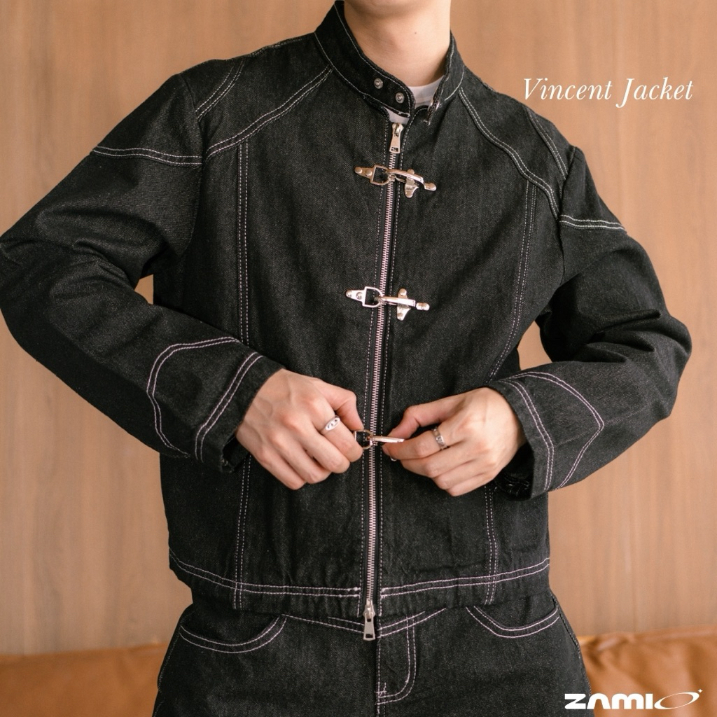 ZAMIO BLAKE JACKET เสื้อแจ็คเก็ตแขนยาวทรง oversize