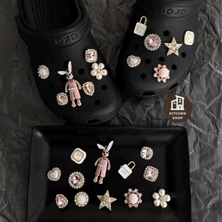 อะไหล่ติดรองเท้า Diy รองเท้าหัวโต ตัวการ์ตูนติดรองเท้า 1เซท ติดได้ 2 ข้าง