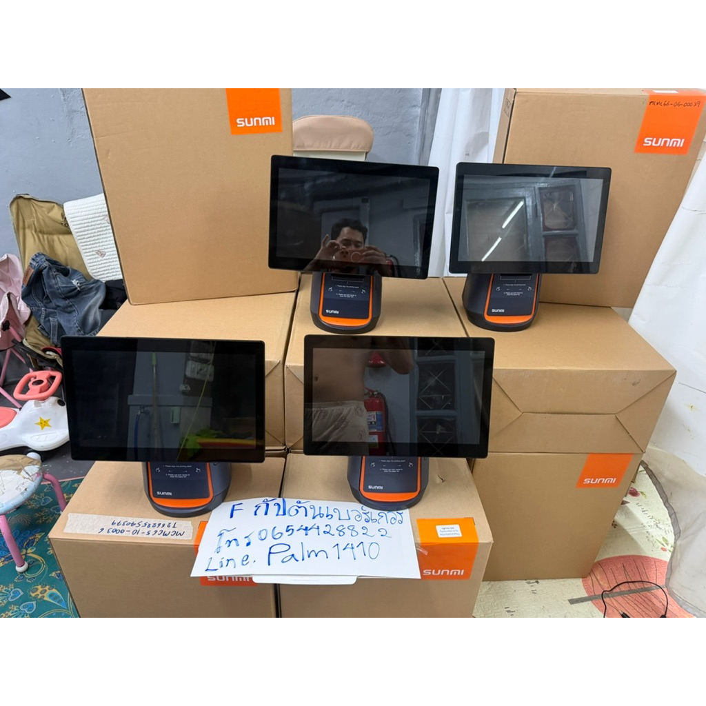 ขายเครื้อง pos T2 1จอ sunmi พร้อมลิ้นชั้กเก็บเงิน  พร้อมโปรแกรมใช้งาน  ระบบจัดการร้านค้า ฟรีไม่เสียร