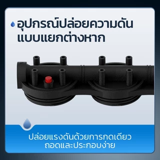 เครื่องกรองน้ำ 3 ขั้นตอน 20 นิ้ว สำหรับใช้ในบ้าน ระบบกรองน้ำประปาทั้งบ้าน