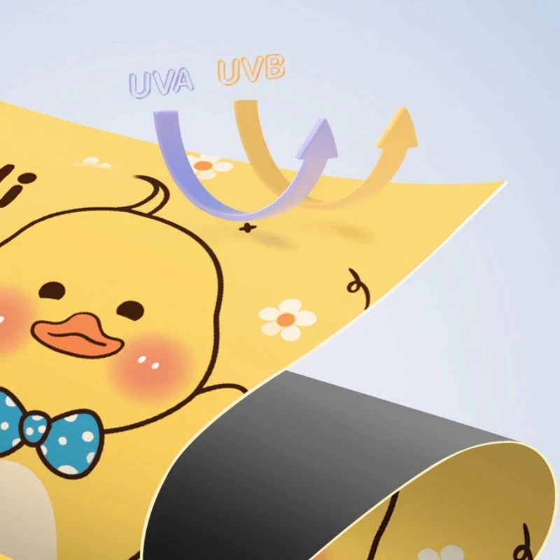 ร่มกันฝนเด็ก ลายการ์ตูน ขนาดพกพา กันแดดกัน UV thumbnail 8