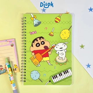 Crayon Shinchan Spiral Notebook สมุดริมลวดชินจัง ขนาด A5 สมุดโน้ตมีเส้น จำนวน 50 แผ่น