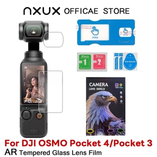 ฟิล์มกันรอยหน้าจอสำหรับ DJI OSMO Pocket 4 3 นิรภัยแก้วป้องกันหน้าจอ AR Anti-Scratch Tempered Film สำหรับ DJI Pocket 4 3