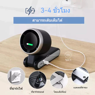 【โปรโมชั่น】พัดลมพับได้ 180° พัดลมพกพา 10000RPM พัดลมตั้งโต๊ะขนาดเล็ก พัดลมมือถือ USB พัดลมพกพาชาร์จแบตได้ ไอเทมหน้าร้อน