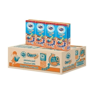 [ยกลัง 36 กล่อง] [4 แพ็ค] Foremost Omega โฟร์โมสต์ โอเมก้า 369 รสจืด 180 มล. นม UHT เด็ก นมกล่องโฟร์โมสต์ สดและใหม่