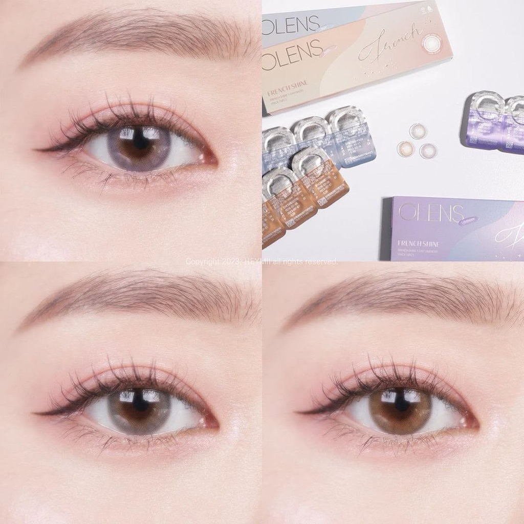 [แบ่งขายรายวัน] French Shine/ Russian Smoky คอนแทคเลนส์รายวัน Nanalens
