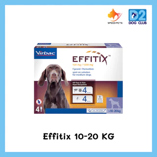Effitix ผลิตภัณฑ์กำจัดปรสิตภายนอกสำหรับสุนัข ชนิดหยอดหลัง