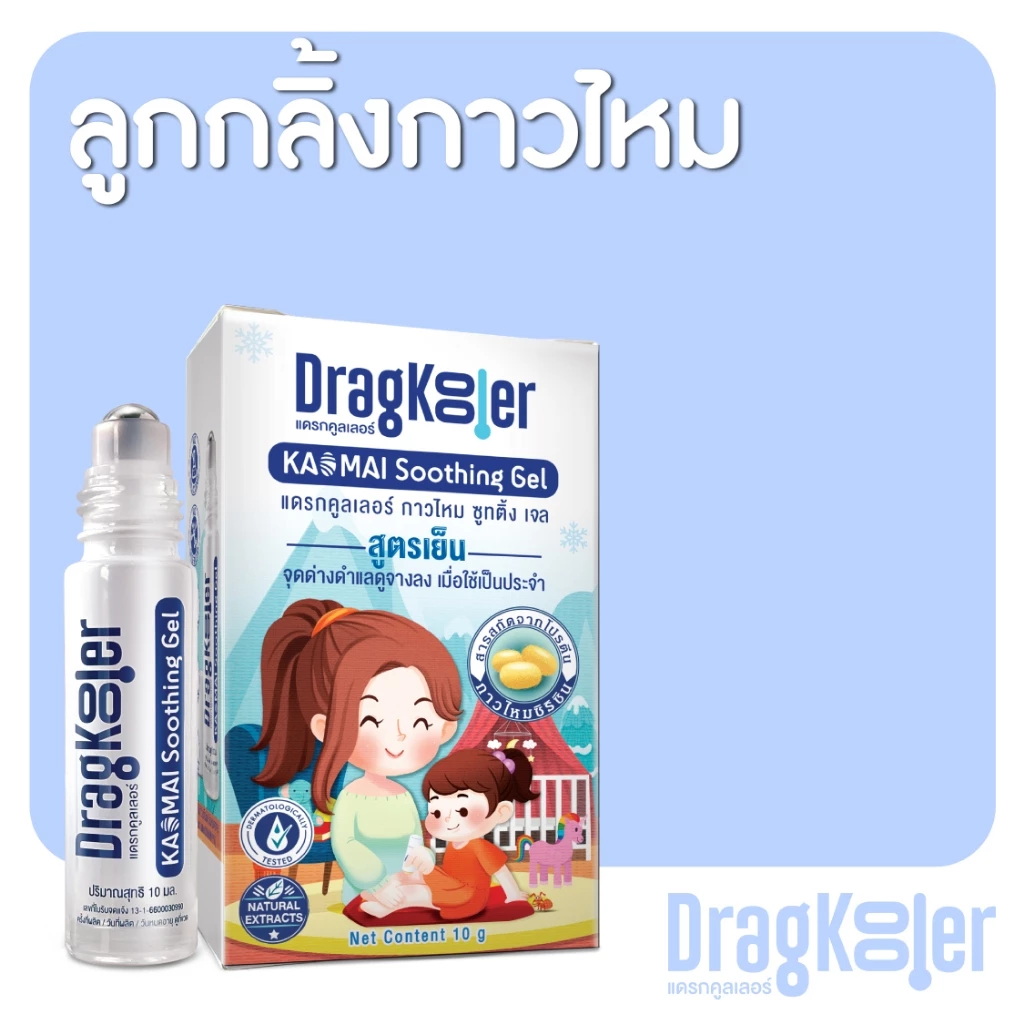 ลูกกลิ้งกาวไหม Dragkooler 1 กล่อง