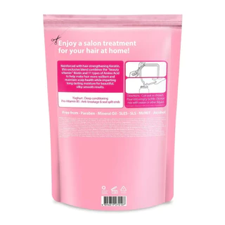 Watsons วัตสัน ทรีทเมนท์ แวกซ์ โยเกิร์ต ฟอร์ รัฟ ออร์ เคิร์ลลี่ แฮร์ 490มล.(รีฟิล)