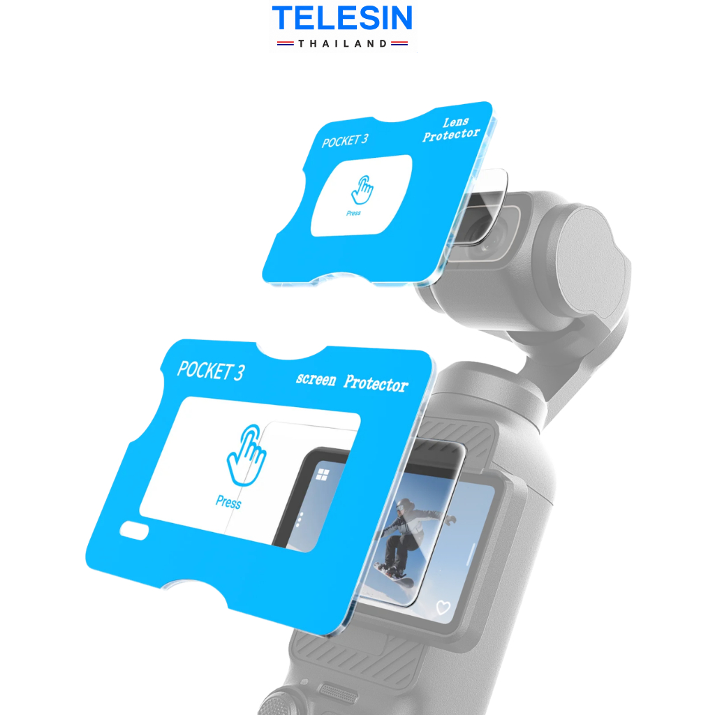 TELESIN DJI Osmo Pocket 4 / 3 กระจกกันรอย AR Screen Protector