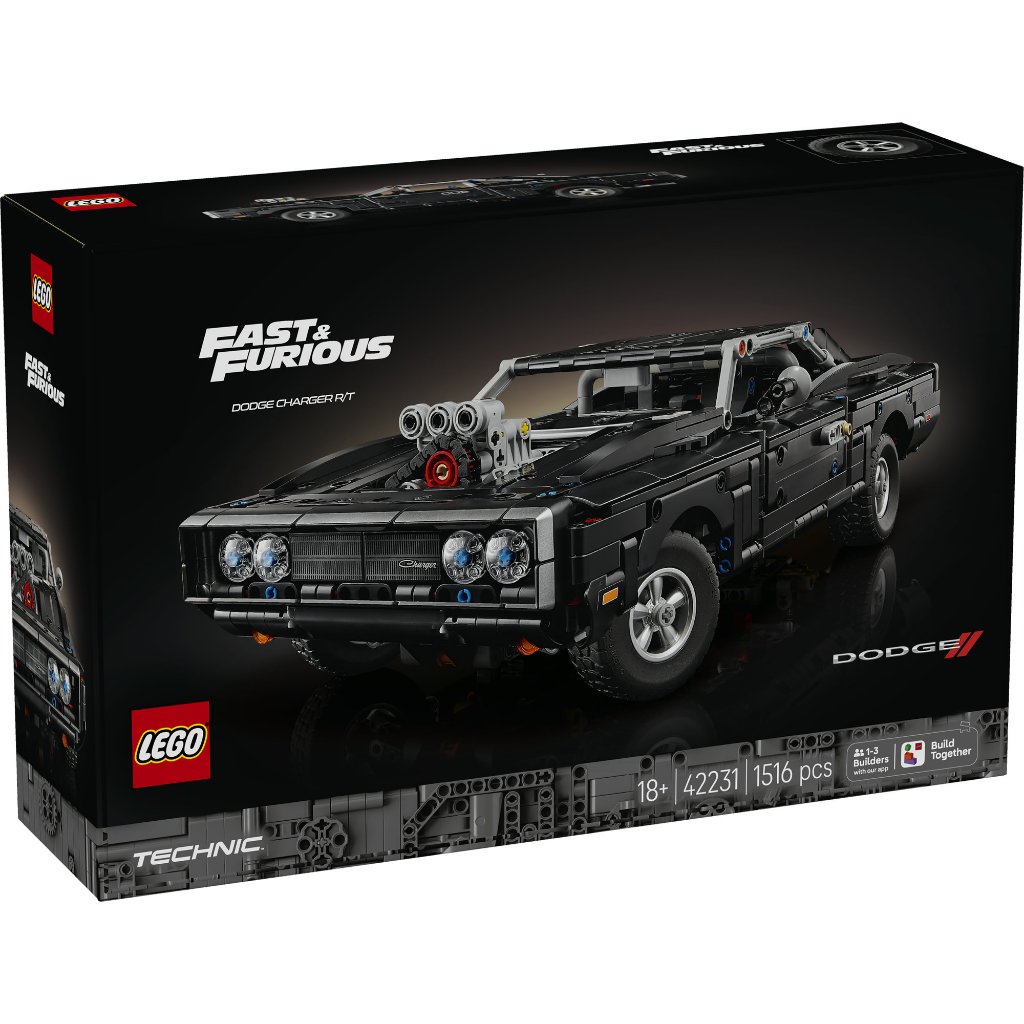 LEGO Technic ‏42231 دودج تشارجر R/T ‏Fast & Furious ‏(1516 قطعة) — صورة 3