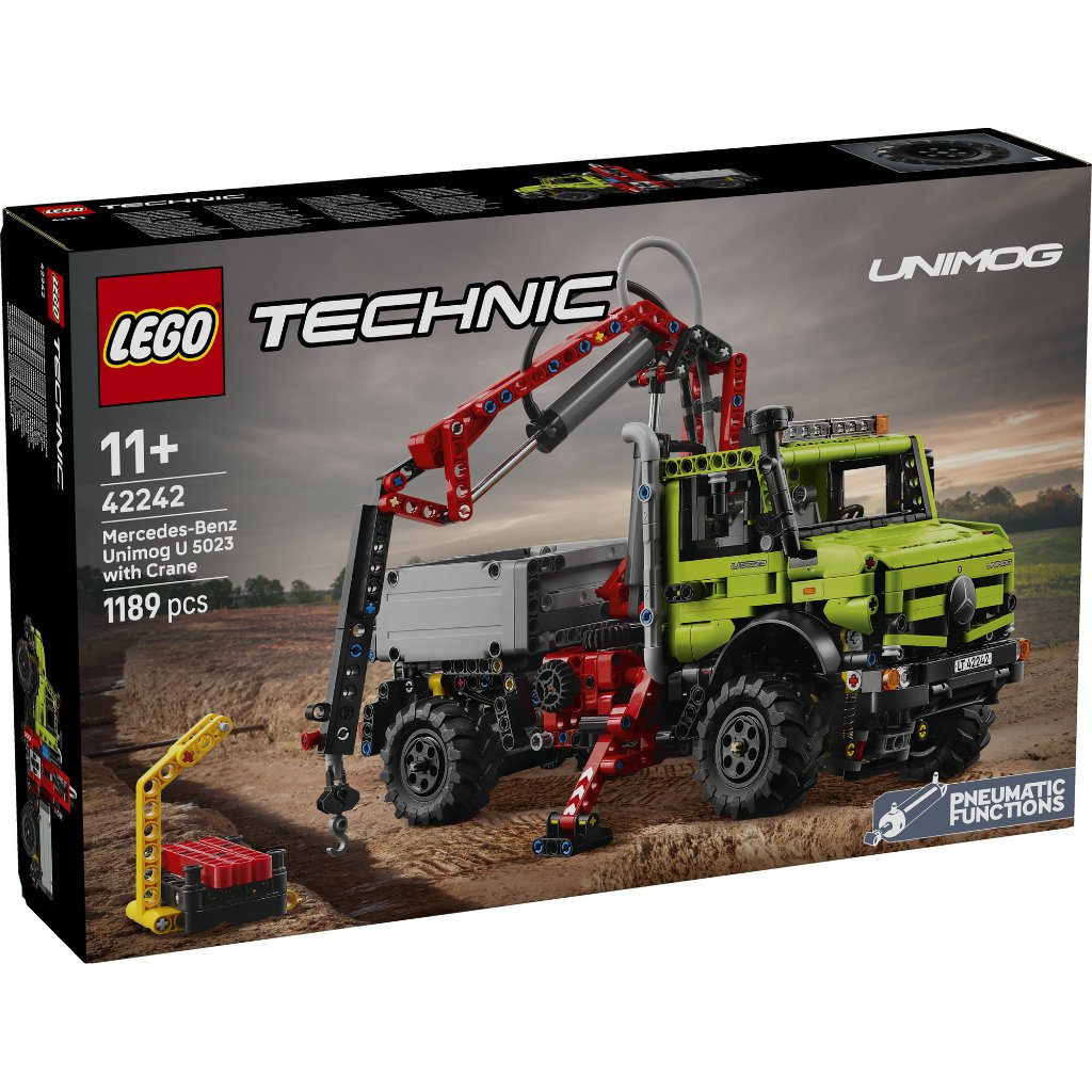 LEGO Technic 42242 Mercedes-Benz Unimog U 5023 with Crane รูปที่ 3