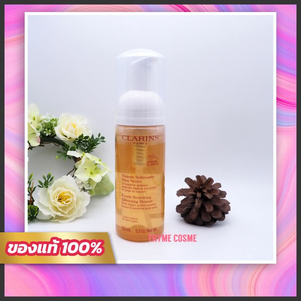 ฉลากไทย Clarins Gentle Renewing Cleansing Mousse 150ml.