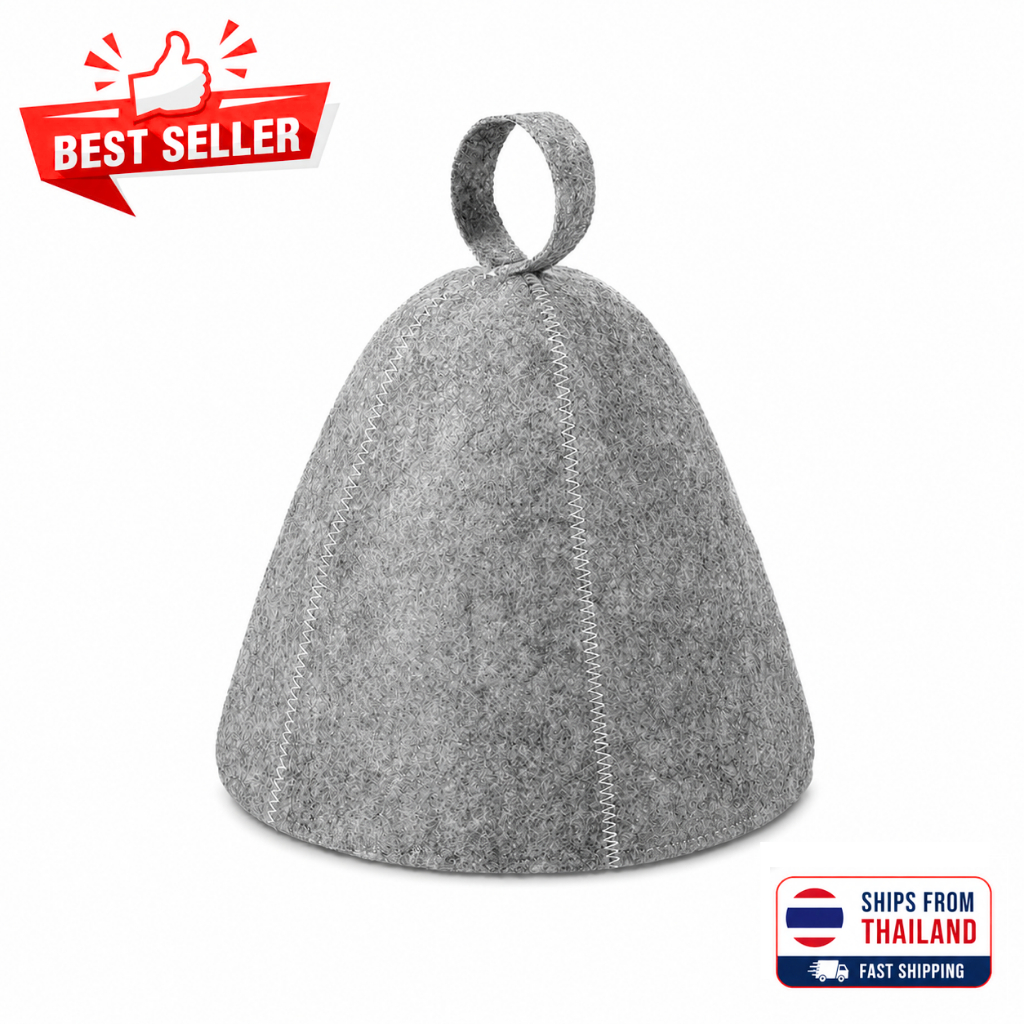 Sauna Hat Felt Heat Protection - หมวกซาวน่า ป้องกันความร้อน