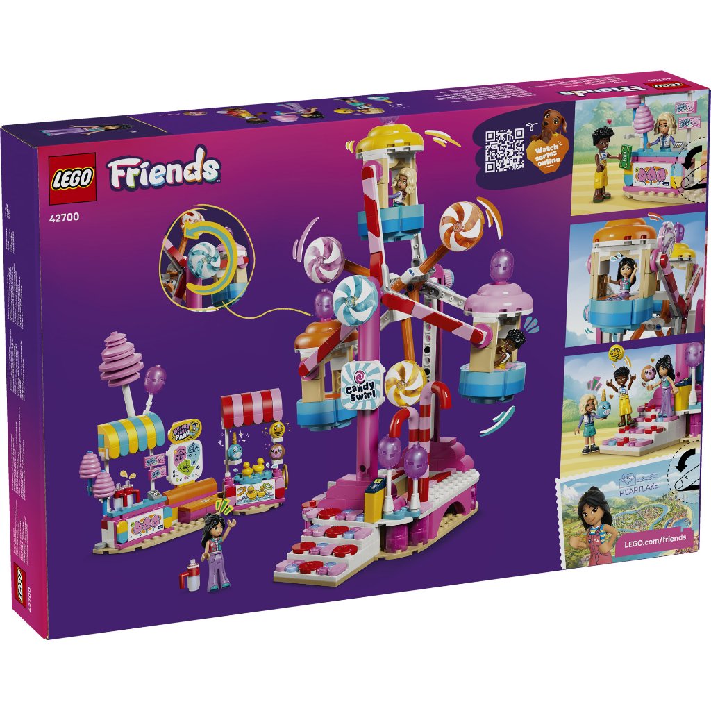 LEGO Friends ‏42700 عجلة دوارة الحلوى والكب كيك (602 قطعة) — صورة 4