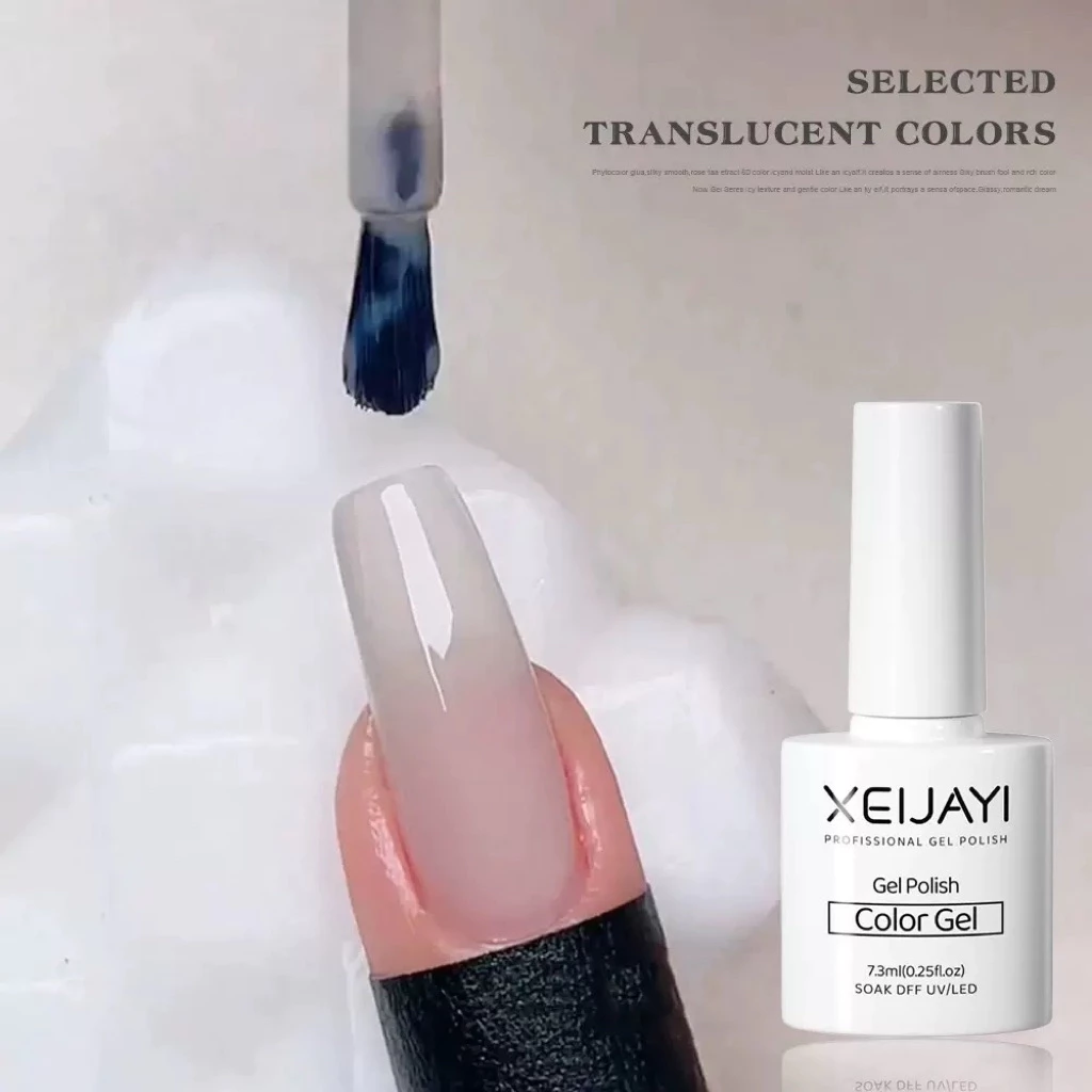 XEIJAYI สีเจลทาเล็บ 7.3 ml เนื้อสีแน่น ติดทนนาน