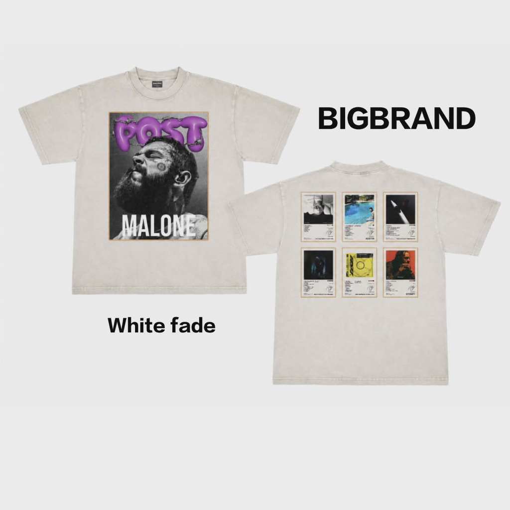 เสื้อยืด  post ฟ้อนต์ม่วง (DTG) ผ้าโครตเทพ