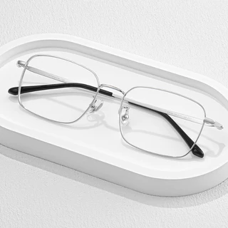 (-0~-600°)แถมฟรีกล่องใส่แว่น แว่นสายตาสั้น Myopia Glasses ป้องกันแสงสีฟ้า ป้องกันรังสี ทรงสี่เหลี่ยม แว่น unisex 1024