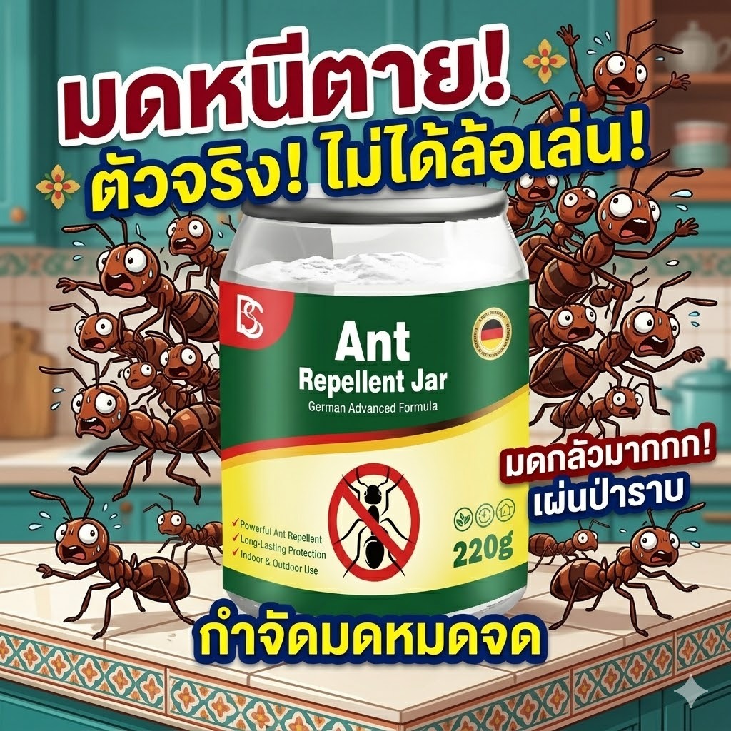 🐜มดขึ้นบ้านเยอะ แก้ได้ทั้งรัง🐜 เจลกำจัดมด เหยื่อมด ฆ่ามด ไล่มด ใช้ในห้องครัว ปลอดภัยต่อคนและสัตว์เลี้ยง