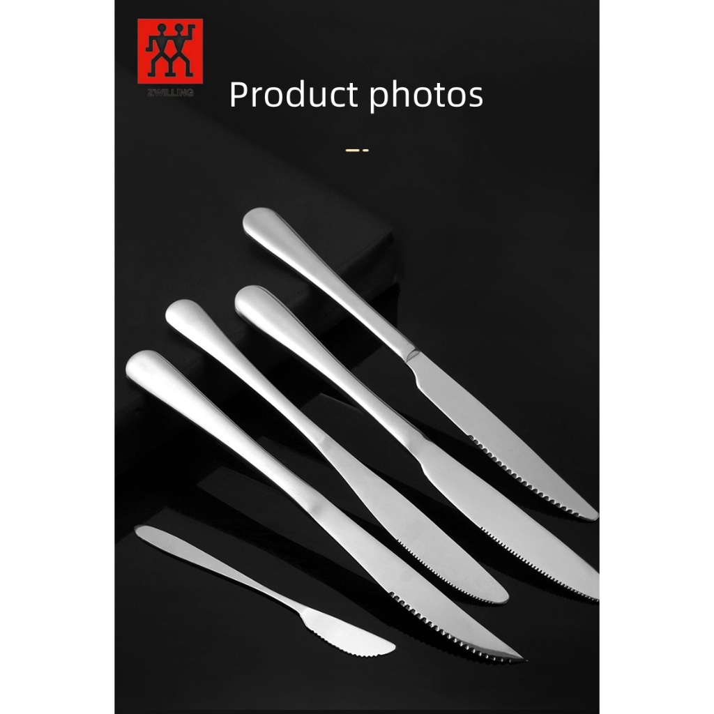 German Zwilling stainless steel cutlery steak knife set（Knife - 5 pieces）