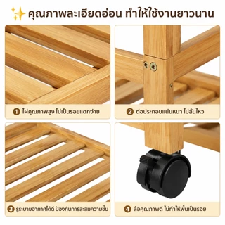 ชั้นวางดอกไม้ไม้ ชั้นวางดอกไม้เคลื่อนที่ กันน้ำและกันแดด มีล้อ ต้นไม้กระถางสามารถวางได้