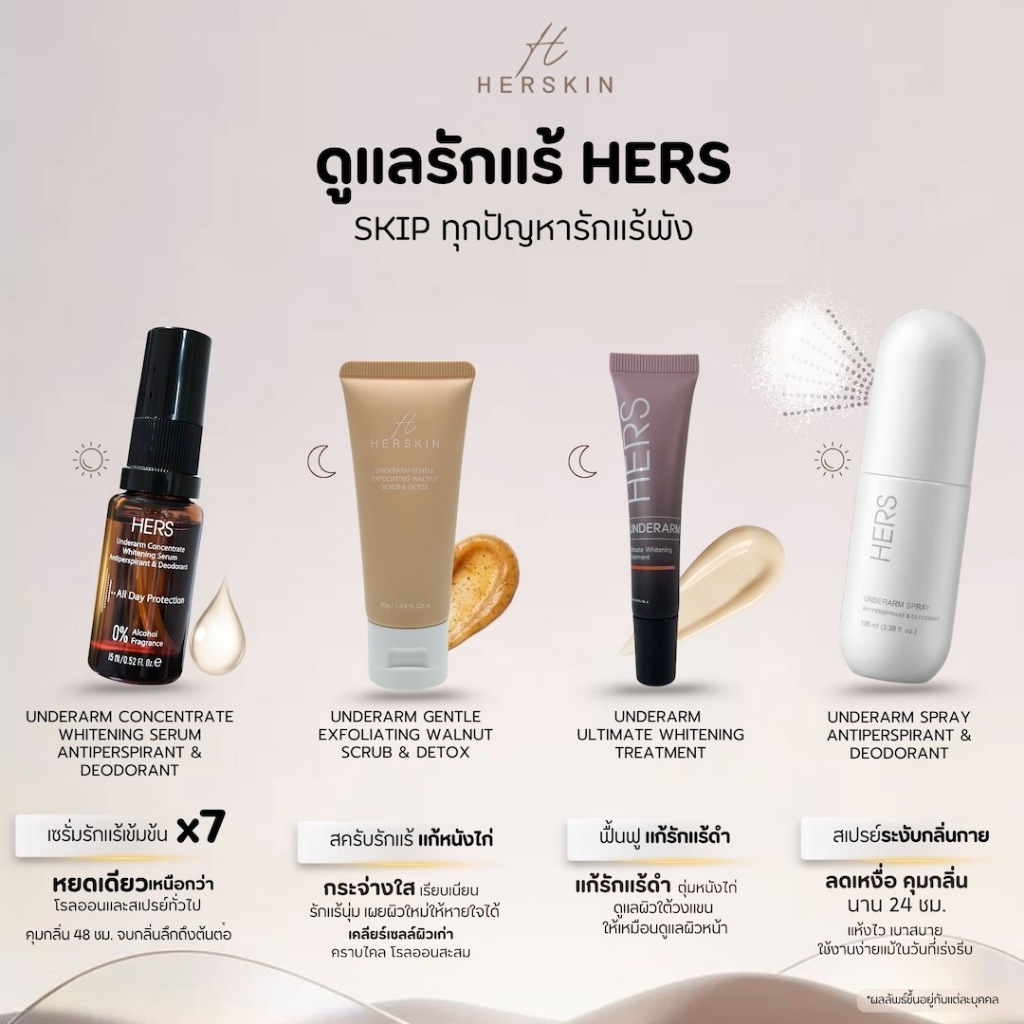 รวมสินค้า Hers เซรั่ม , สครับ , ทรีทเม้นต์ , สเปรย์