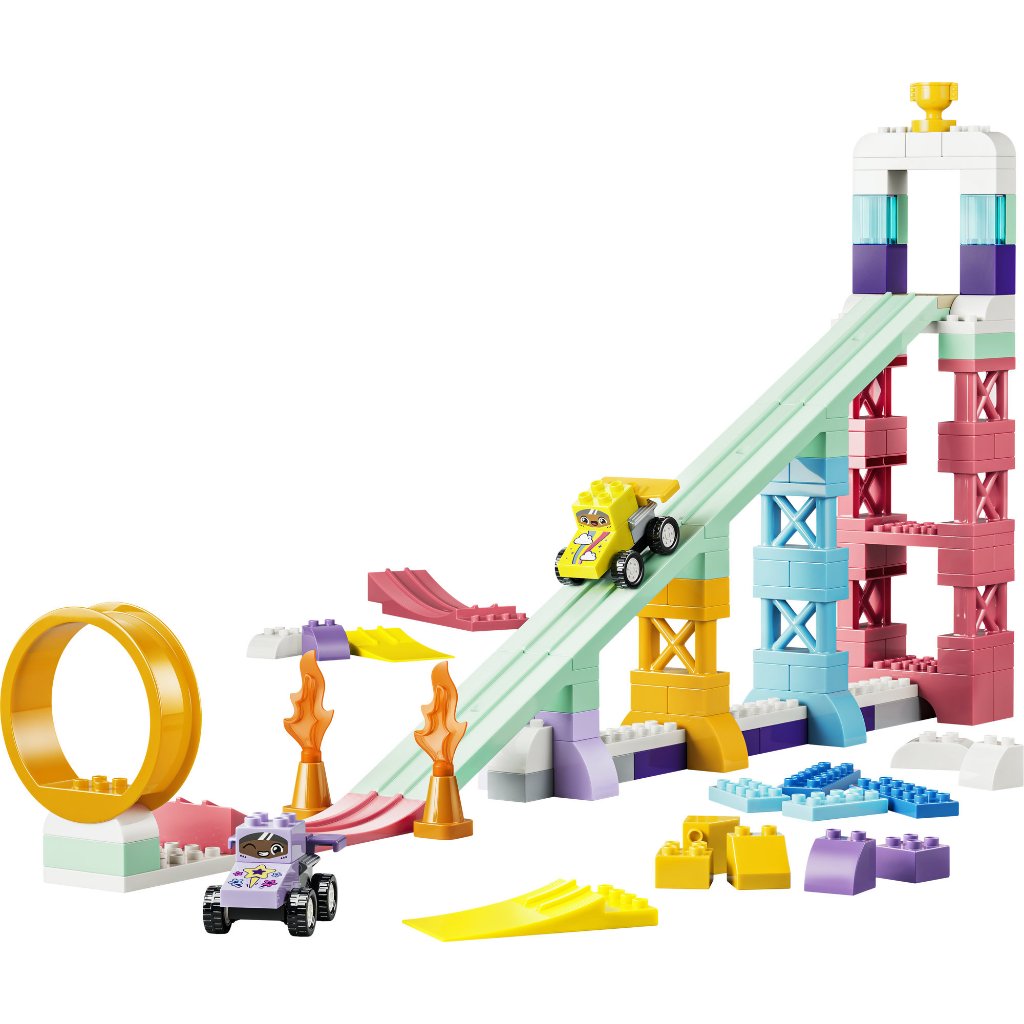 LEGO DUPLO Town ‏10478 منحدرات إبداعية 3 في 1 مع سيارات (111 قطعة) — صورة 2