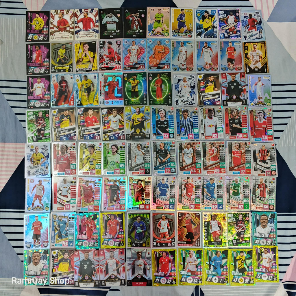 Topps Match Attax UCL รวมนักเตะ  Bundesliga Bayern Munich Dortmund bayer08 ของแท้ ส่งไว