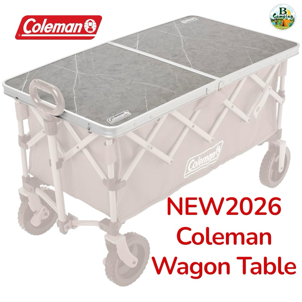 NEW2026‼️ Coleman JP Outdoor Wagon Table โต๊ะพับอเนกประสงค์ สามารถวางบนรถเข็นได้
