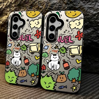 เคสโทรศัพท์ For Samsung A15 A37 A07 A17 A05S A55 A57 A56 A16 A36 A06 4G A35 A54 A26 A22 5G เคสมือถือ IMD case สีสันสดใส