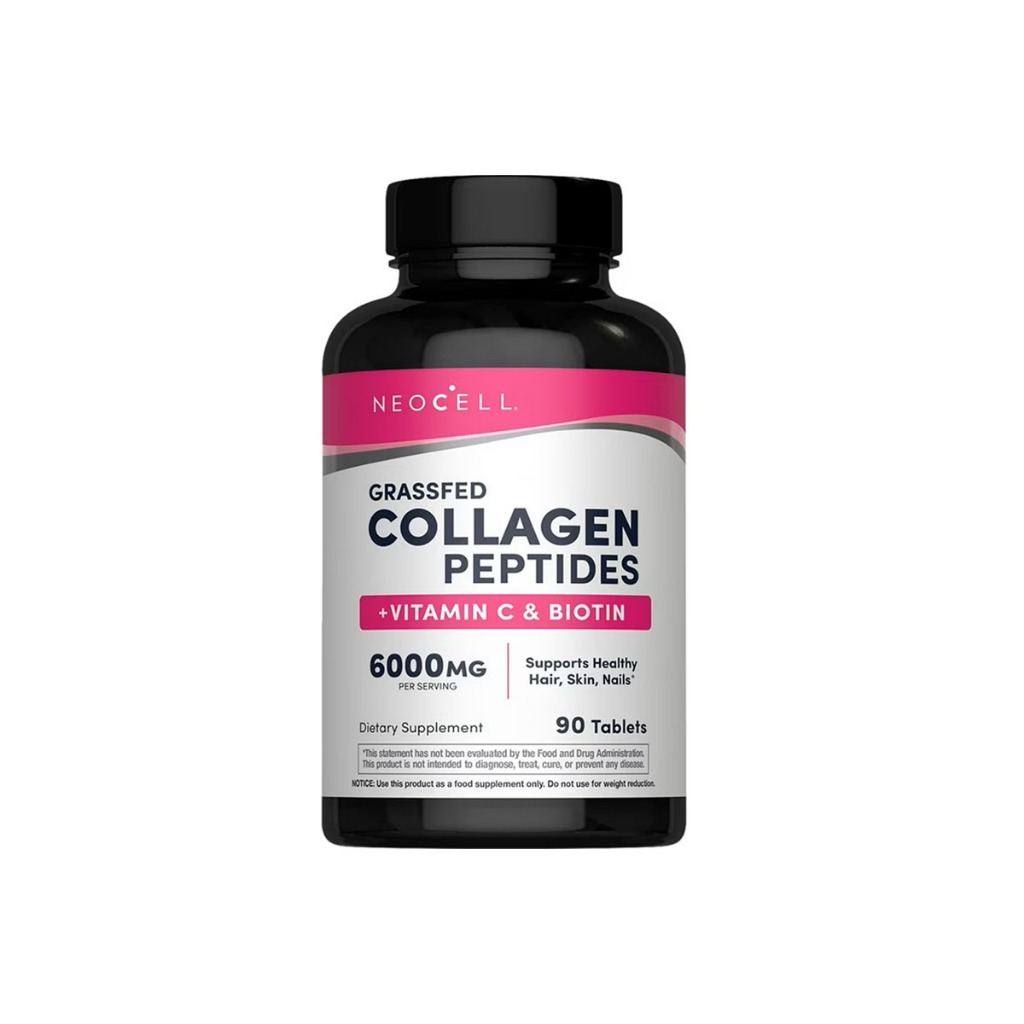 Neocell Super Collagen Biotin 90 เม็ด " นีโอเซลล์ ไบโอติน (1 ขวด 90 เม็ด)