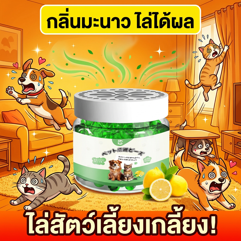 🐾ซื้อ 1 แถม 1 สินค้าพร้อมส่ง✨ไล่แมว กลิ่นไล่แมว ยาไล่แมว เม็ดขับไล่สัตว์ ไล่แมวขี้