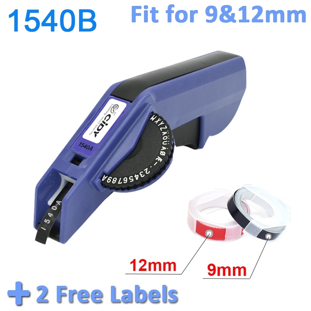 100% Original Motex 5500B เครื่องเขียนฉลาก / เทปเขียน DIY / เทปเติม 9 มม. 12 มม. เทปเขียน โมเท็กซ์ / เครื่องทําแบบนูน
