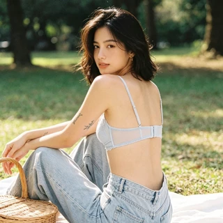 Aeris เสื้อในลูกไม้ บราลูกไม้ ชุดชั้นในเซ็กซี่ บราไร้โครง ผ้านุ่ม ไม่คัน ลูกไม้ซีทรู ใส่สบาย อกสวยธรรมชาติ