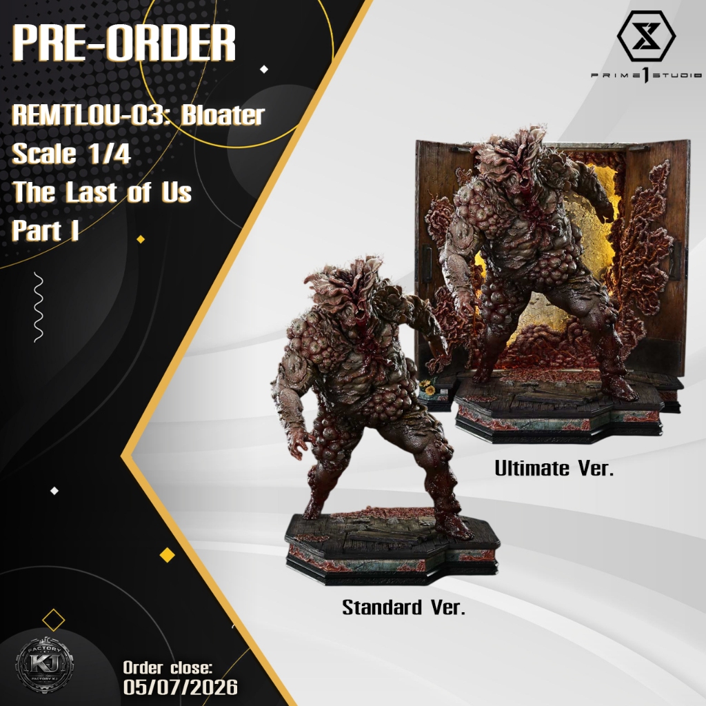 Pre-order Prime 1 Studio REMTLOU-03: Bloater Scale 1/4 (The Last of Us Part I)
