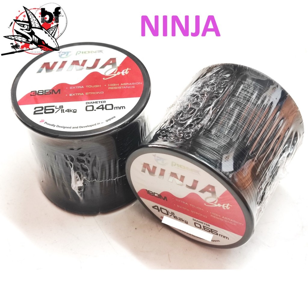 สายเอ็น Pioneer Ninja Soft สายสีดำ extra strong extra tough