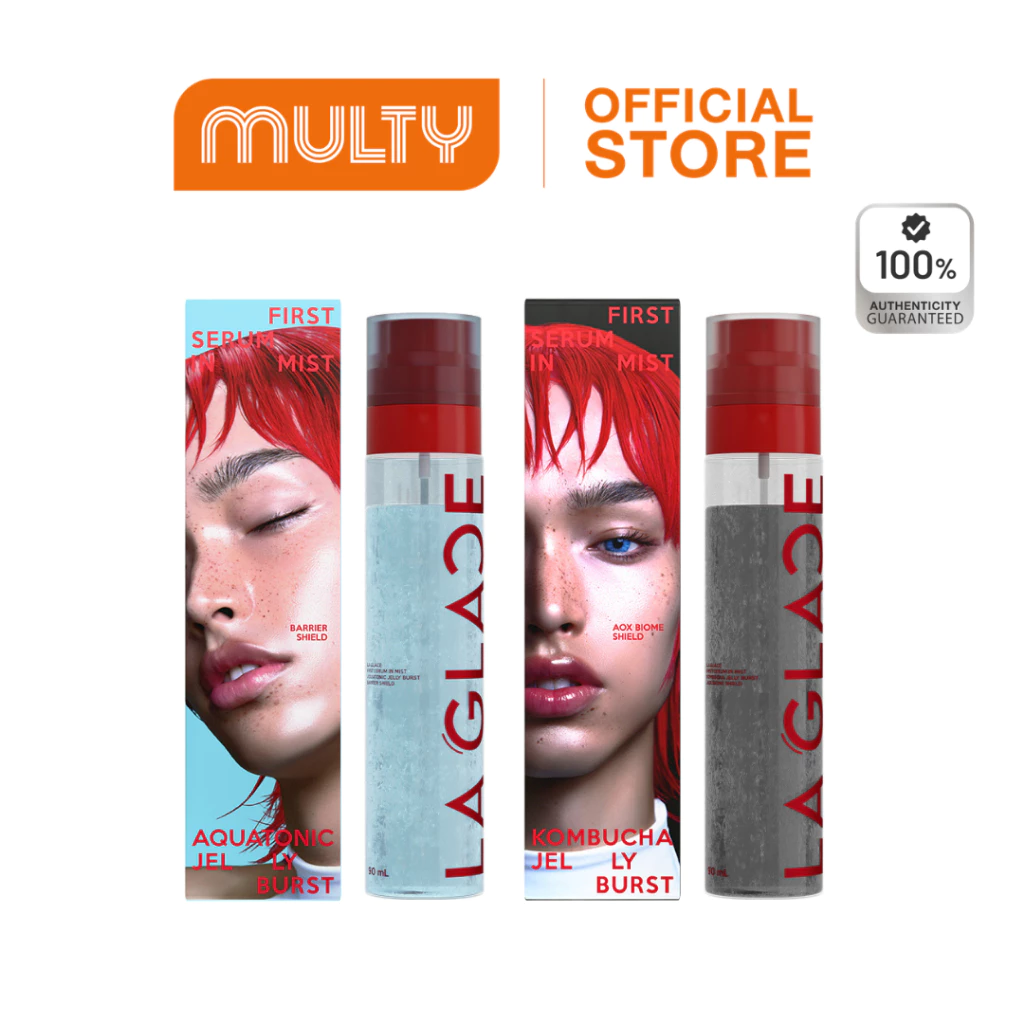 [กด2ชิ้นคุ้ม] LA GLACE FIRST SERUM IN MIST JELLY BURST|เจลลี่เซรั่มสเปรย์ลากลาส4IN1
