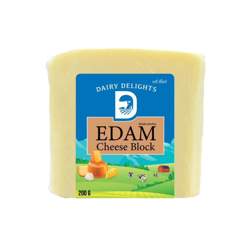 Dairy Delights Edam Cheese Block 200g