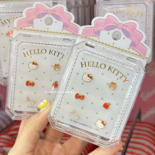 (พร้อมส่ง/ส่งไว💗) Sanrio Earrings & Necklace เซ็ทต่างหู / สร้อยคอ