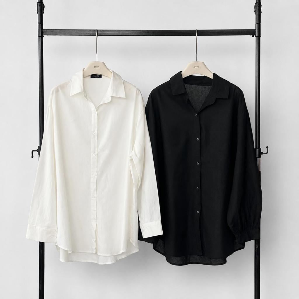 Atipashop - Shirt Oversize เสื้อเชิ๊ตโอเวอร์ไซซ์ ทรงสวย