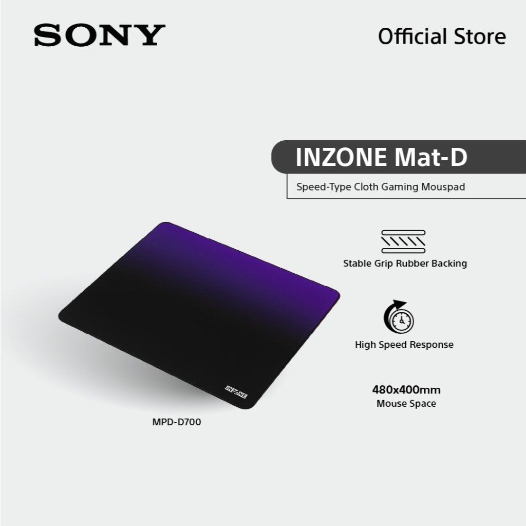 Sony Mousepad Gaming INZONE Mat-D700/F900 | แผ่นรองเมาส์สำหรับเล่นเกม