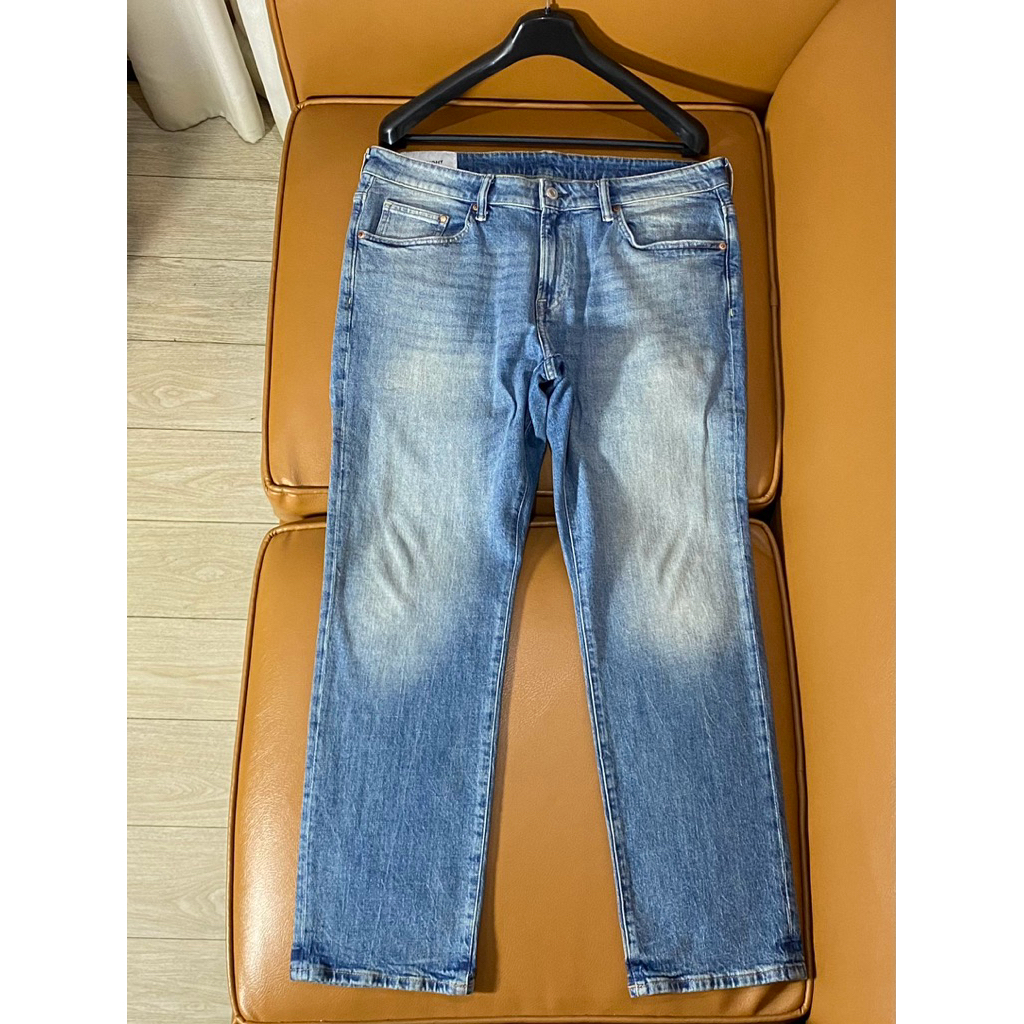 H&M Straight Regular Fit Jeans Sz.36*30 (Used) ซื้อมาใส่ครั้งเดียว