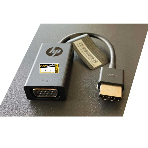 สาย/แปลง/HP/HDMi-To-VGA/แท้/ความละเอียด1080p(1920x1080)ราคาประหยัดราคาถูก/สินค้ามีพร้อมส่ง