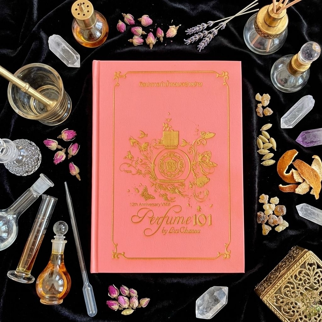 VMM : ตำราศิลปะการปรุงน้ำหอมอย่างง่าย (ฉบับรวมเล่ม A4) ปกแข็ง