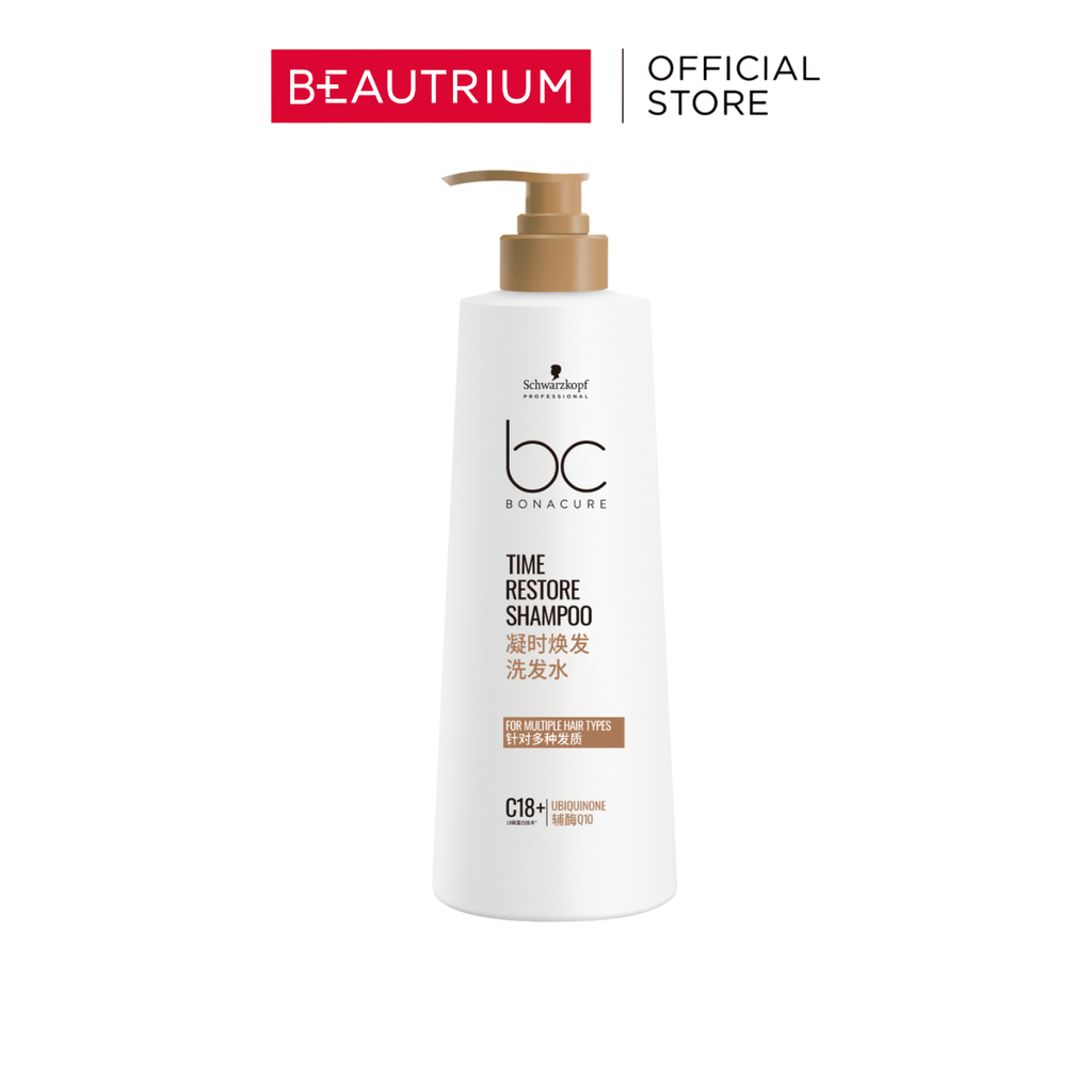 SCHWARZKOPF BC Bonacure Time Restore Shampoo แชมพู 500ml