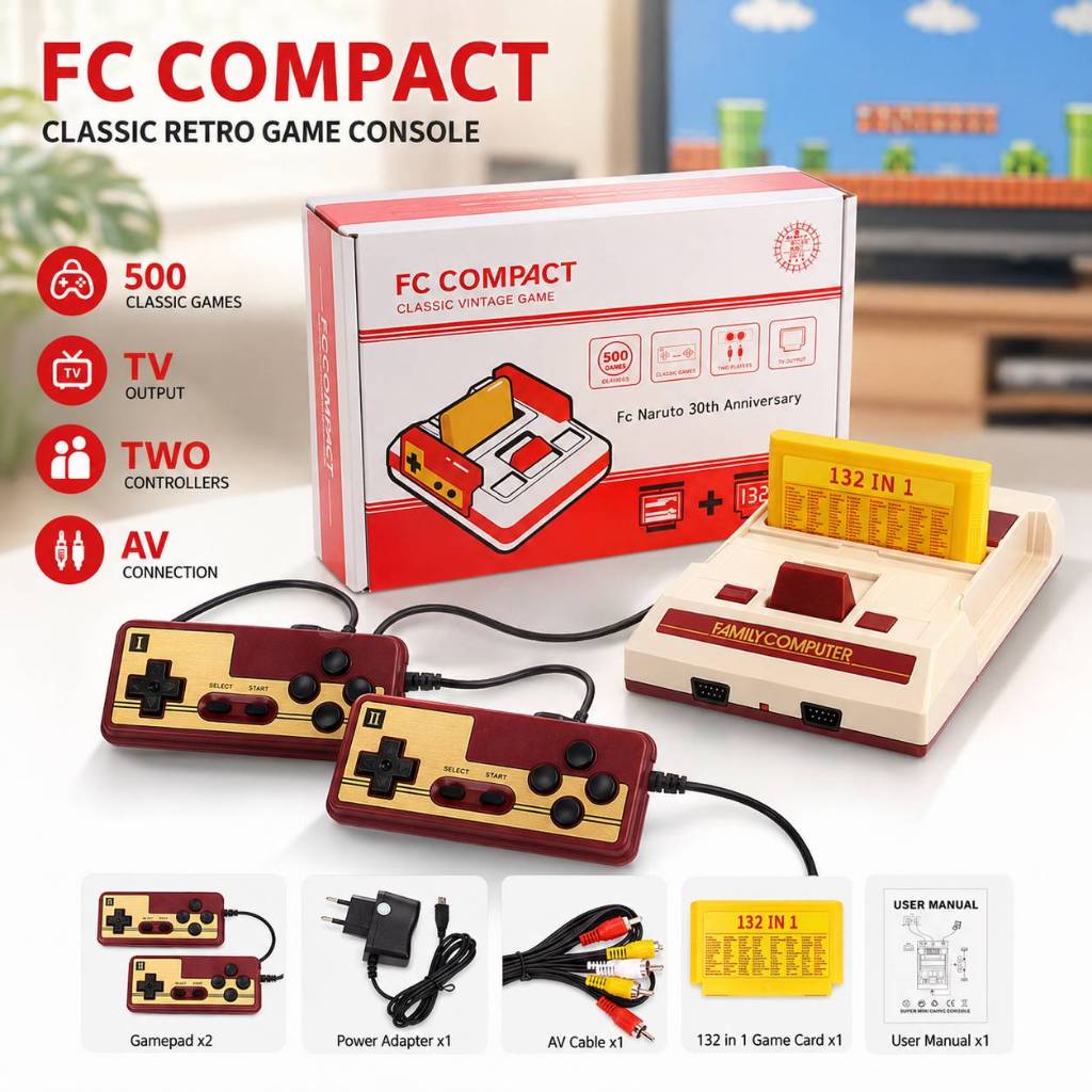 NEW🔥🔥🔥Famicom games เครื่องเล่นเกมส์ยุค 90’s (Family games)(Famicom game)
